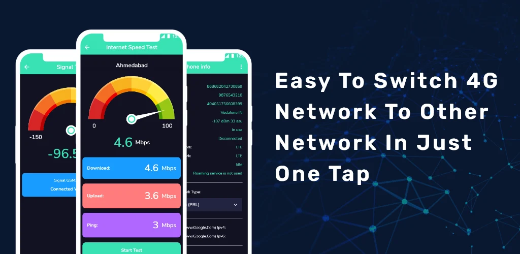 5G 4G Force LTE Network screenshot
