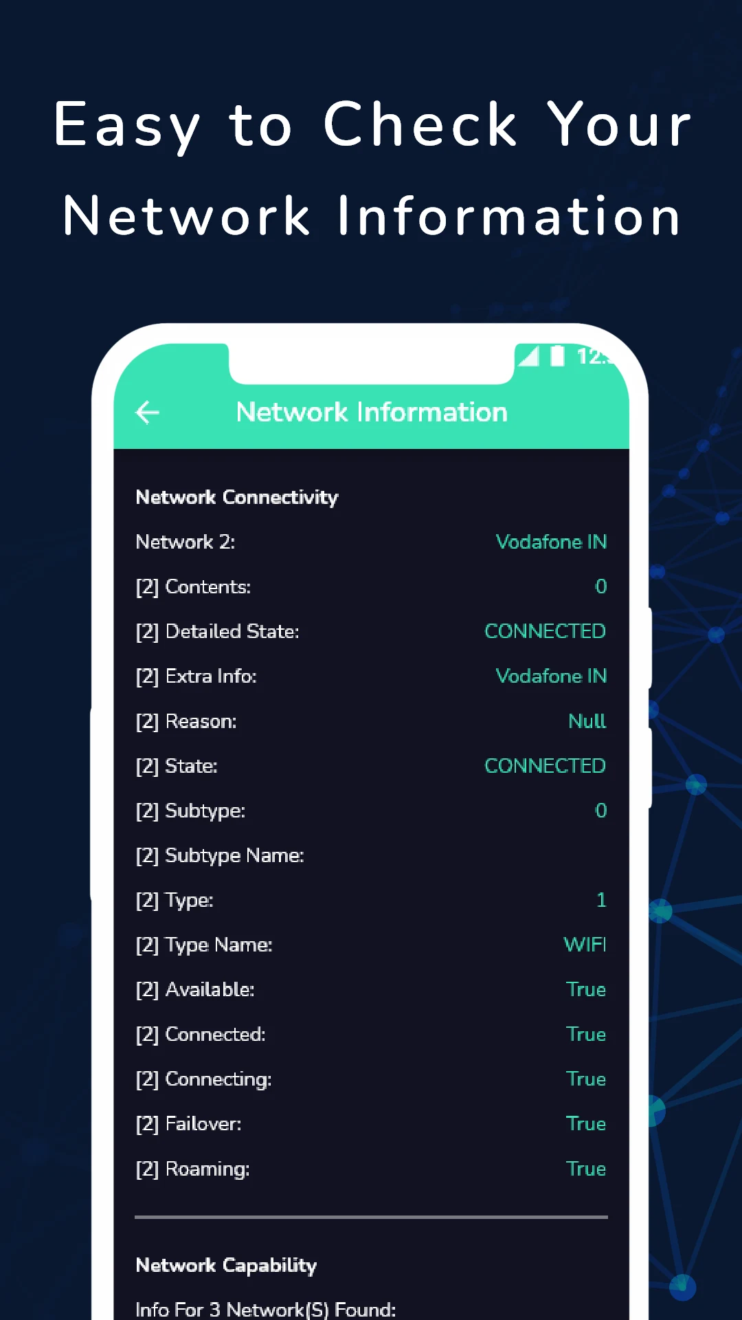 5G 4G Force LTE Network screenshot